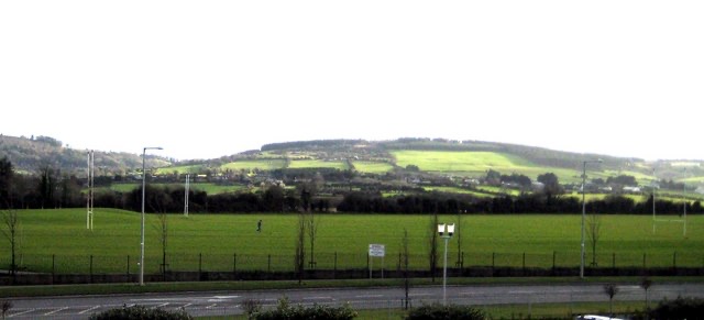 Rathcoole Park and its surrounding rolling landscape